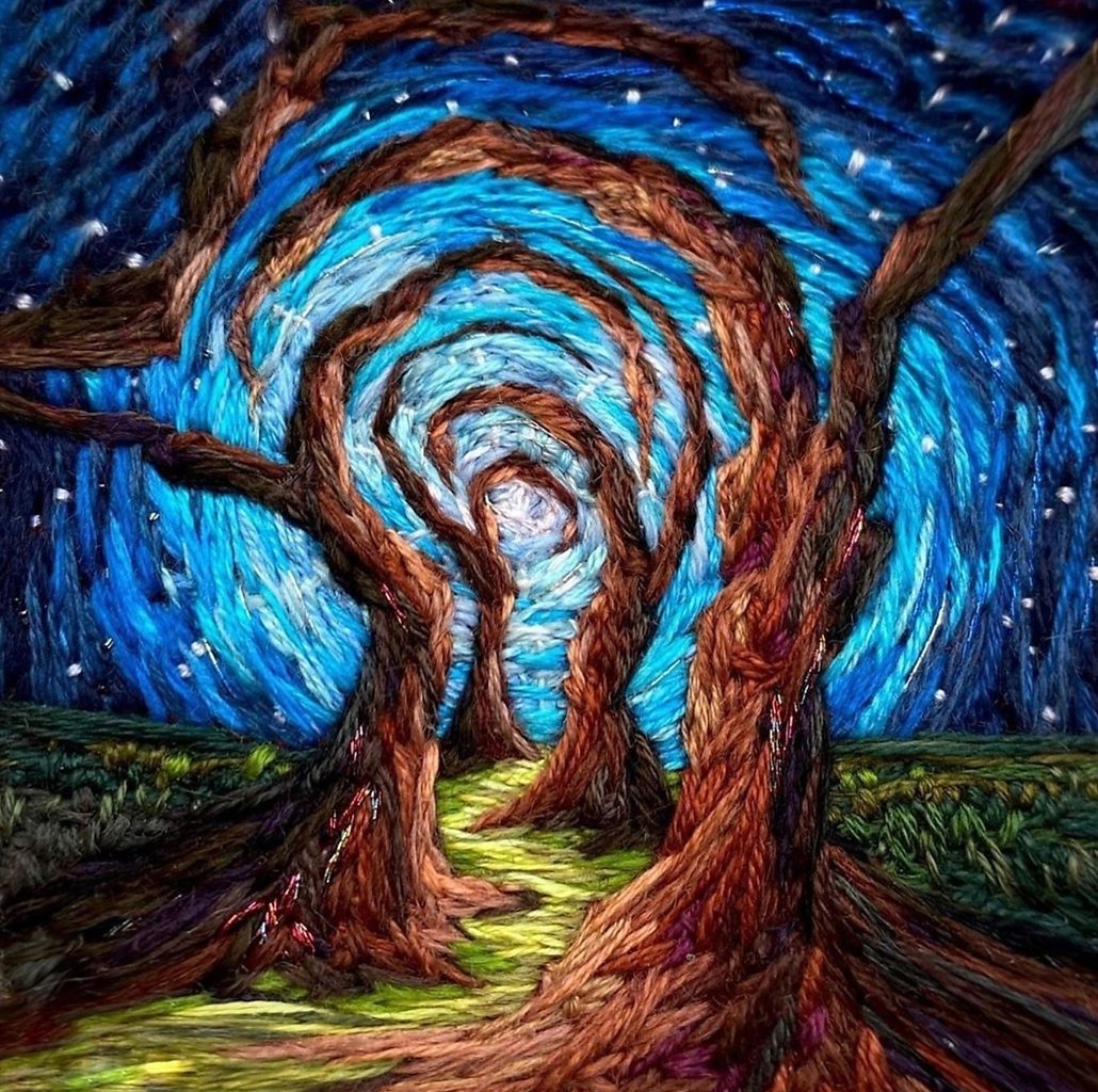 Работы художницы под псевдонимом Шимания — это уникальное сочетание тончайшего рукоделия и ... - 9