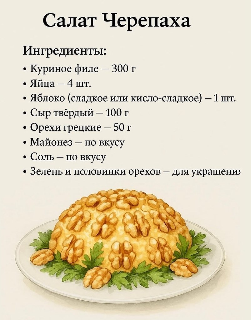 Рецепты - 25 октября 2025 в 13:27 - 5