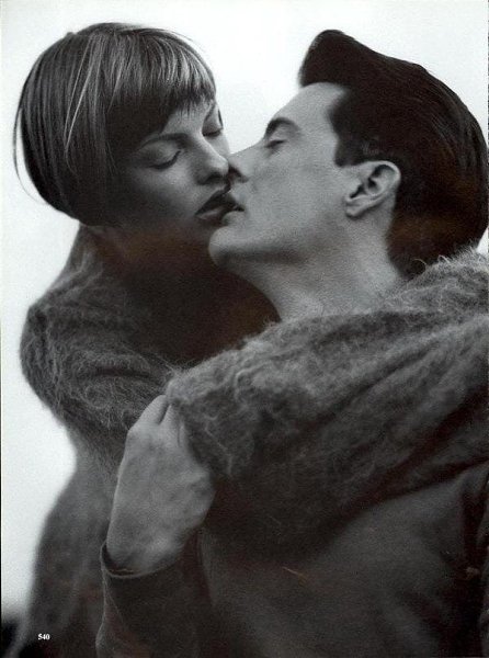 Steven Meisel/Linda Evangelista & Kyle MacLachlan/1993.   . - 3