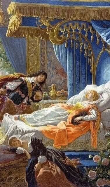 Сказочник Шарль Перро.один воспитывал четверых детей. У него жена умерла, больше он не женился. Он ...