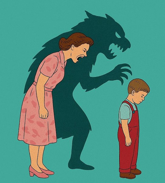 У мамы сдали нервы. Один раз попросила. Второй раз попросила. Третий, четвёртый, пятый… На ...