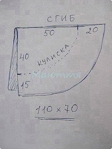 Платок для храма можно сшить своими руками. - 8