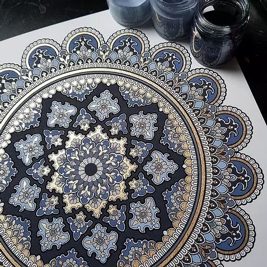 Искусство геометрии и цвета.Рисование мандал — это не только про узоры и линии, а про медитацию, ... - 5