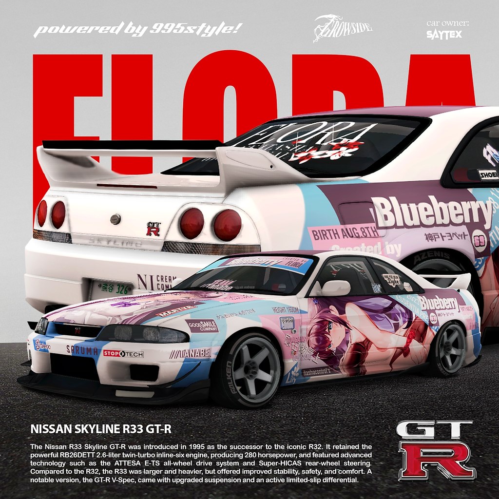 credits: painted by -FLORA car own sAYTEX photo by shizocrew