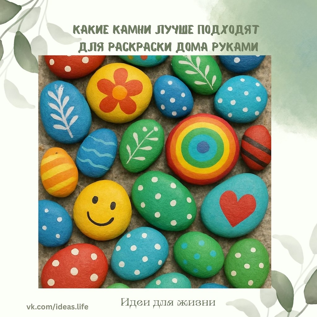 Раскраска камней — это популярное и увлекательное занятие, которое объединяет творчество, декор и ...