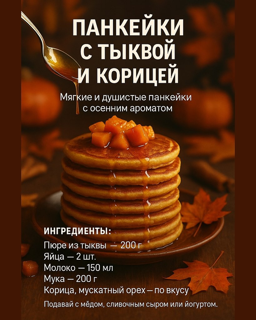 Осень — время, когда хочется уюта, ароматов корицы и чего-то тёплого, домашнего и вкусного. А тыква ... - 3