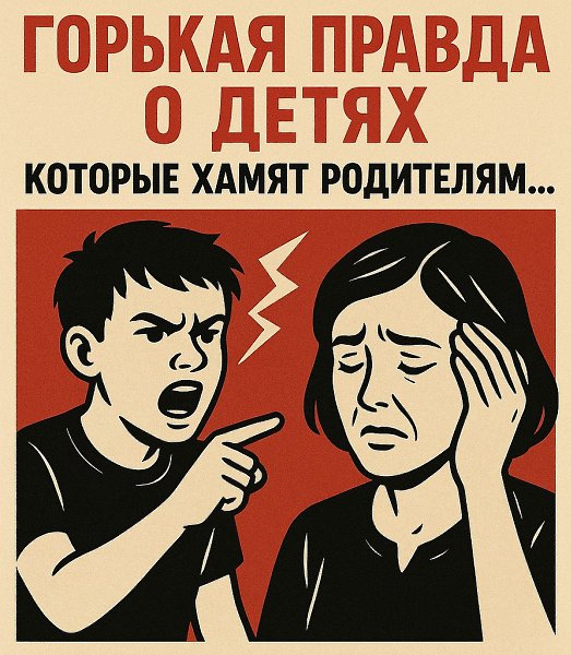 Горькая правда о детях, которые хамят родителям... То, что я сейчас скажу, может вам не понравиться. ...