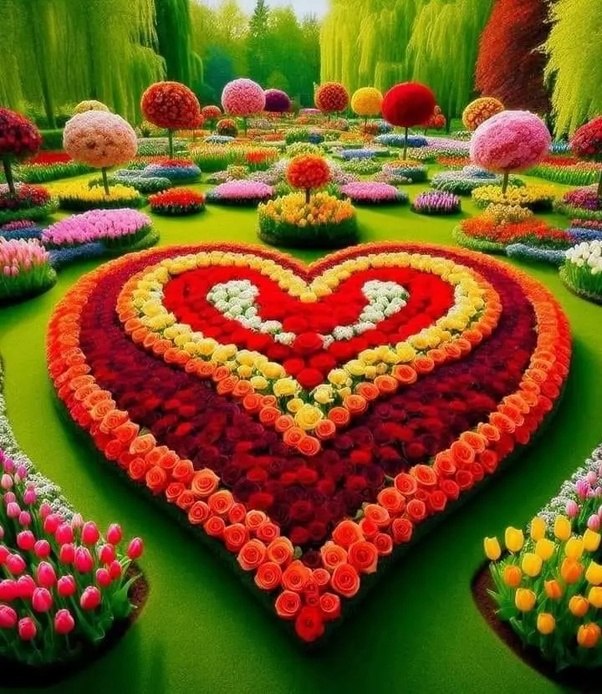 Life is a garden with all kinds of flowers and roses, and with many hearts and minds, so work on ...