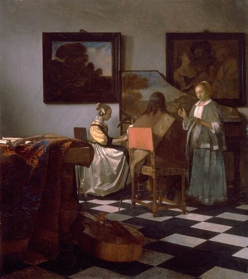 Ян Вермеер "Концерт", 1664.В 1990 году из музея Изабеллы Стюарт Гарднер в Бостоне были ...