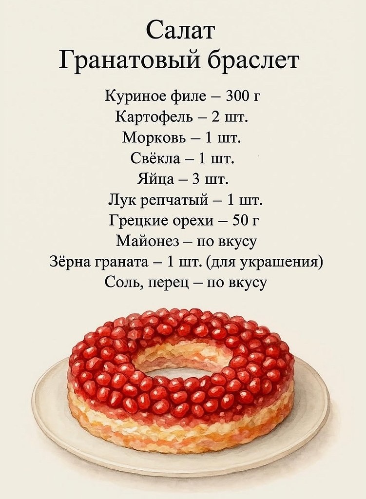 Рецепты - 25 октября 2025 в 13:27 - 3