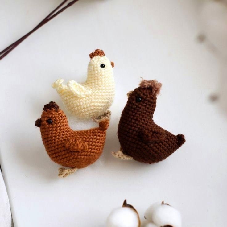 Вязаные птички — маленькие акценты, которые приносят уют. Такие детали оживляют интерьер, делают ... - 3