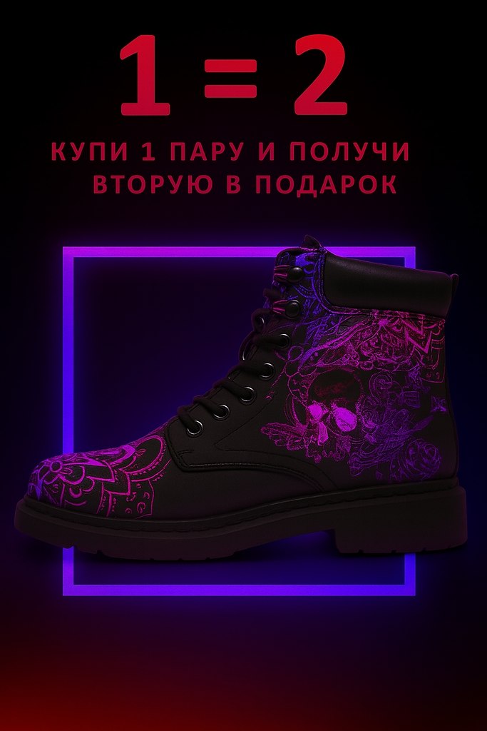 При покупке одной пары - вторая в подарок.С октябрьскими скидками вся наша зимняя обувь по 1699!Для ... - 4