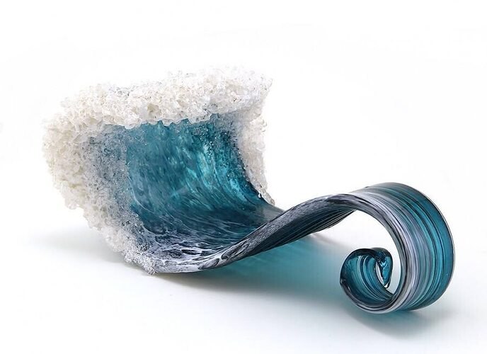       "Wave sculpture"/ " "  ... - 3