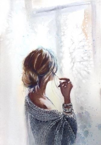 Нет, она не была красивой, И с небес звёзд, увы, не хватала, Но прозрачной была, не лживой, И цвела, ...