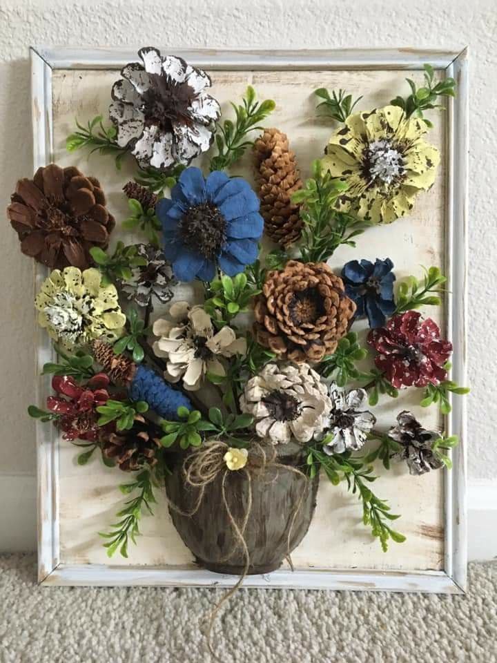 Пано из шишек - 2